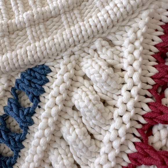 Ba&sh crochet multi colored sweater Size Small excellent condition! - Picture 9 of 13